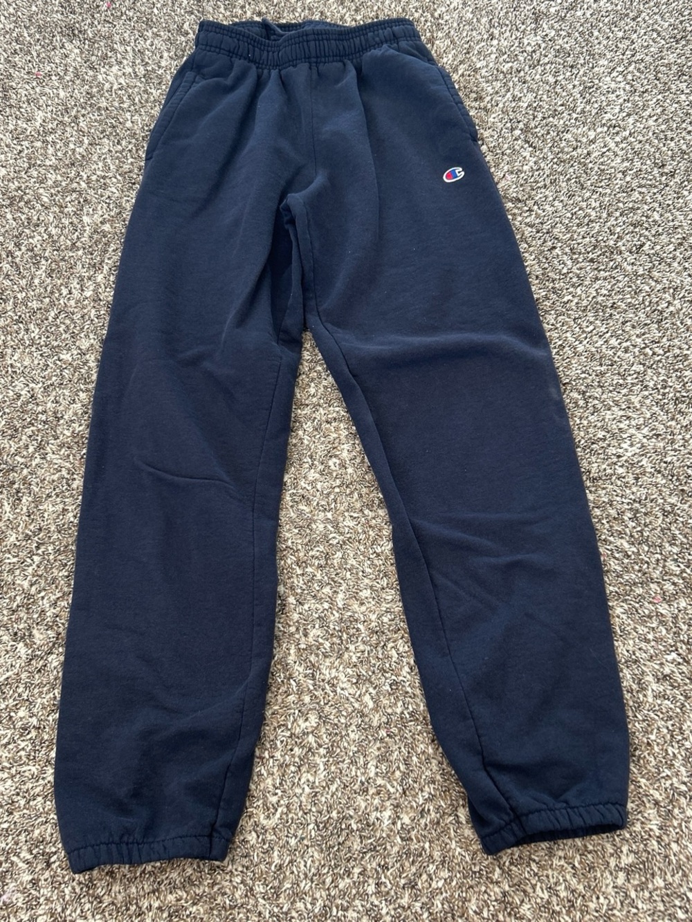 navy blue champion sweatpants